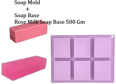 GEUTIERL ROSE MILK SOAP BASE AND MOLD(200 g)