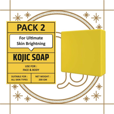 Agonize PACK OF 2 | All Skin Type Kojic Soap Bar| 200gm'(2 x 100 g)