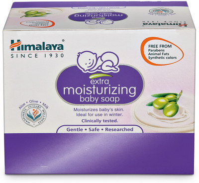 HIMALAYA Extra Moisturizing Baby Soap(3 x 75 g)