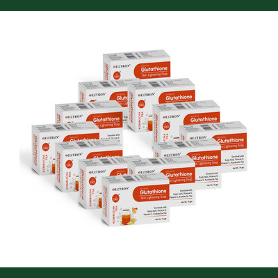 DEXTRON Glutathione Skin lightening soap KOMBUCHA TEA | 75g(12 x 75 g)