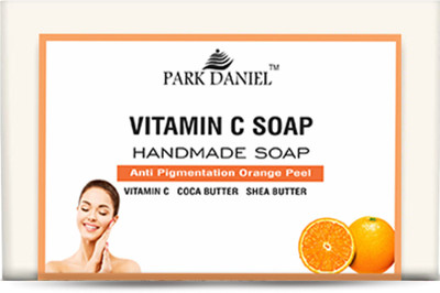 PARK DANIEL Vitamin C Soap For Bath Enrich with Shea & Cocoa Butter Pack of 1 of 100Grams(100 g)