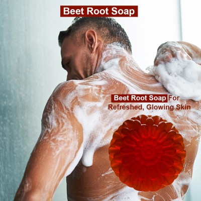 Groovy Cool Germ Protection Beet Root Bathing Soap (100GM) (PACK OF 1)(100 g)