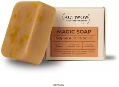ACTIWOW Magic Soap Nourish Glow Bar with Coconut and Olive Oils(100 g)