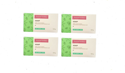 Gurpreet Nutrition Neem,Tulsi & Pudina Nourishing & Moisturising Soap for pimple control(4 x 100 g)