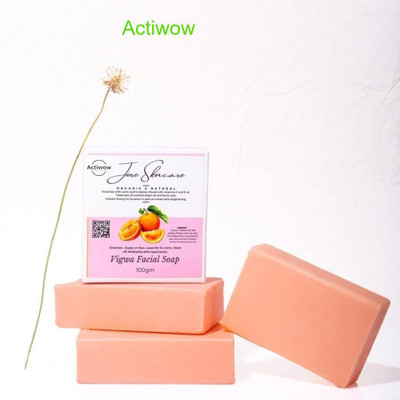 ACTIWOW Jiore Skincare Vigwa Face Whitening Soap with Vitamin C & Jojoba Oil Z90(100 g)