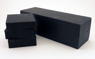 PABUZA Natural And Pure Charcoal Glyserine Melt And Pour Soap Base Material(500 g)
