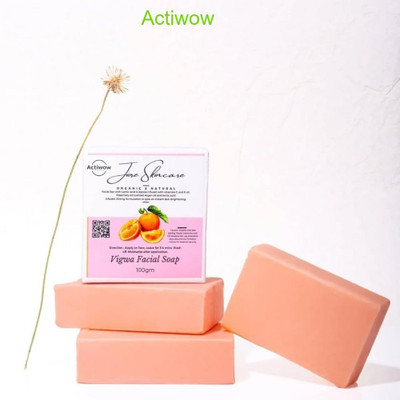 ACTIWOW Jiore Skincare Vigwa Face Whitening Soap with Vitamin C & Jojoba Oil Z160(100 g)