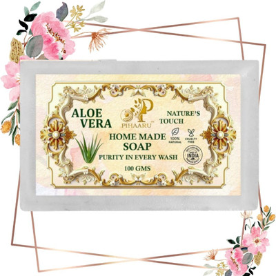 Pihaaru Aloe Vera PureCare Soap – For Sensitive Skin Types(100g),(100 g)