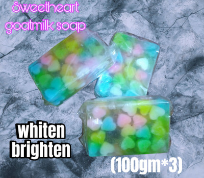 SUNDARISKINCARE Shikakai reetha amla shampoo bar and Sweetheart goatmilk soap combo(4 x 100 g)