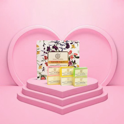 KHADI NATURAL AYURVEDIC SOAP KIT (SET OF 6)(6 x 50 g)