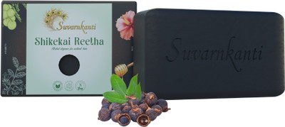Suvarnkanti Shikakai Reetha Herbal Bar | Anti-Hair Fall & Anti-Dandruff Soap 2(2 x 50 g)
