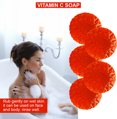 CHITAKSH Pear Pleasure Vitamin C Bath Soap (100GM) (PACK OF 5)(5 x 100 g)