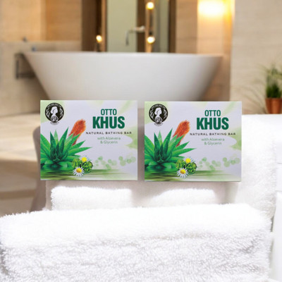 bbts OTTO KHUS BATHING BAR NATURALLY HANDMADE SOAP BAR FOR SOFT SKIN(2 x 75 g)