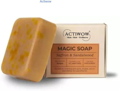ACTIWOW Magic Soap Herbal Glow Bar for Natural Radiance and Fairness(100 g)