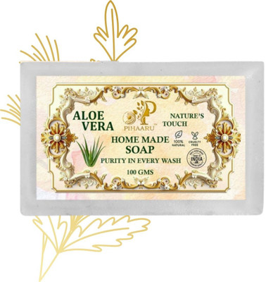 Pihaaru Aloe Vera Hydrating Gel Soap Face & Body Bar(100g).(100 g)