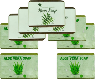 linic HERBAL NEEM SOAP(4), ALOE VERA SOAP(5)(9 x 100 g)