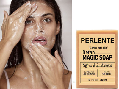 PERLENTE Detan Soap For Tan Removal |Cold Processed For Natural(150 g)