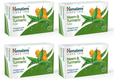 HIMALAYA Neem & Turmeric Soap(4 x 125 g)