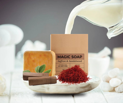 Sheny Scrub Soap Natural Refreshing Skin | Tan Removal Handmade Soap (100 g)(10 x 10 g)