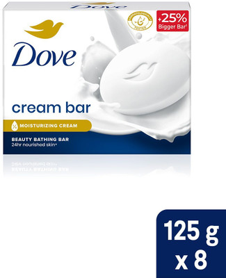DOVE Cream Beauty Bathing Bar(8 x 125 g)