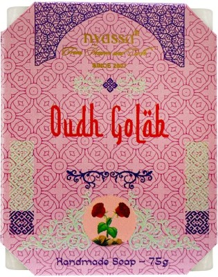 nyassa Luxurious Oudh Golab Handmade Natural Bathing Soap| Musky Fragrance(75 g)