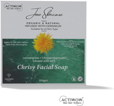 ACTIWOW Jiore Chrisy Soap Whitening Turmeric for Gentle Exfoliation(100 g)