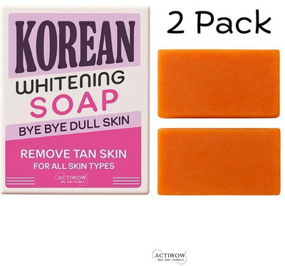 ACTIWOW Korean Soap for Clear Radiant Glow 2PCS(100 g)