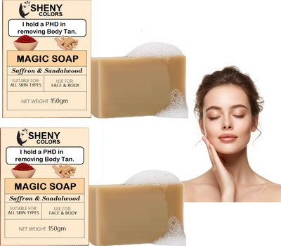 SHENY COLORS SKIN CARE BATH PHD SOAP HAND MADE(2 x 75 g)