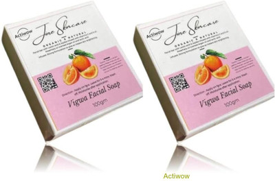 ACTIWOW Jiore Vigwa Soap for Deep Hydration & Glowing Finish Combo(2 x 100 g)