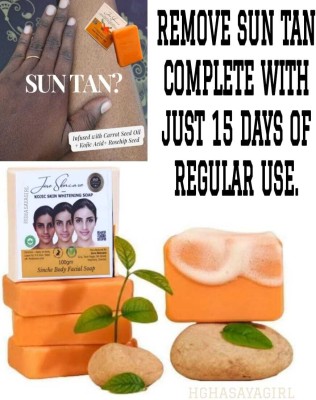 HGHASAYAGIRL JIORE SOAP, SINCHE BODY SOAP FOR TAN REMOVAL & BODY WHITENING V(100 g)