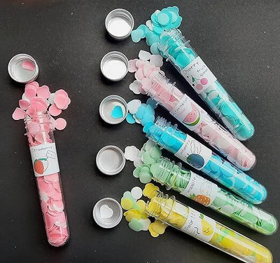 asija makeovers Paper Soap Bottle Paper Soap Clean Soft Bath For Travel Flower Design Bottle(6 x 5 g)