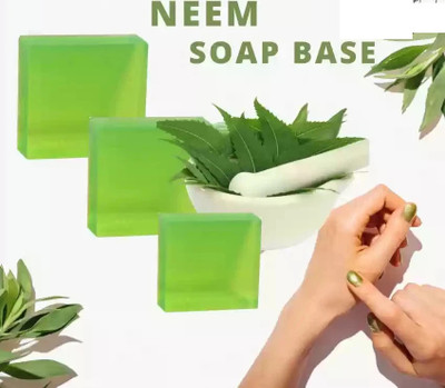 GEUTIERL NEEM Ultra Premium Neem Melt and Pour Clear Soap Base(500 g)
