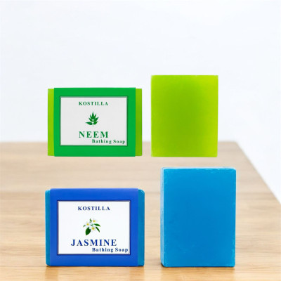 kostilla Bathing Soap Combo – Neem + Jasmine(2 x 100 g)