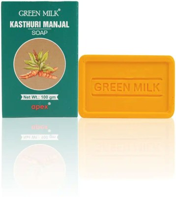 Green Milk Kasthuri Manjal Soap - Embrace the Essence of Natural Radiance(100 g)