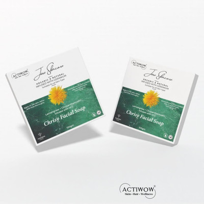ACTIWOW Jiore Chrisy Soap Silky Green Tea for Skin Revival CS01(2 x 50 g)