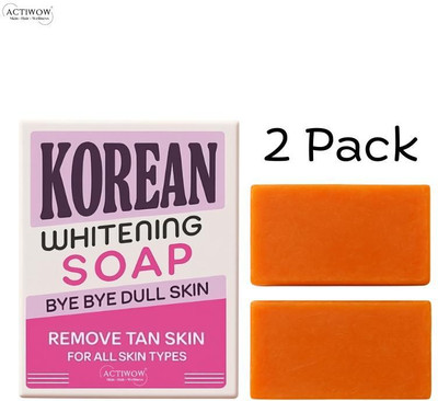 ACTIWOW Korean Soap with Pure Glow Complex 2PCS(100 g)