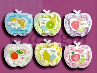MistyGlam Apple shape Paper Soap in Plastic Box For Travel (2 x 10 g) 2 pcs pack of 2(2 x 1 g)