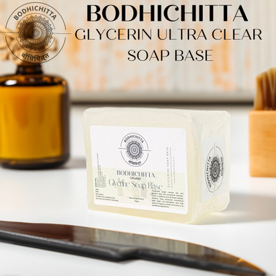 Bodhichitta Ultra Clear Transparent Glycerin & Saffron Soap Base Combo for DIY Soap Making(2 x 250 g)