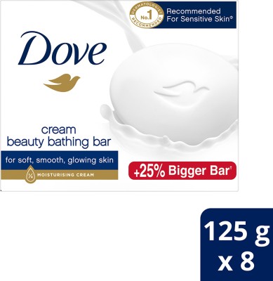 DOVE CREAM BEAUTY BATHING BAR PACK OF 8(8 x 125 g) Lowest Price in ...