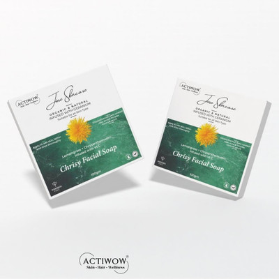 ACTIWOW Jiore Chrisy Soap Rejuvenating Turmeric for Natural Glow CS01(2 x 50 g)