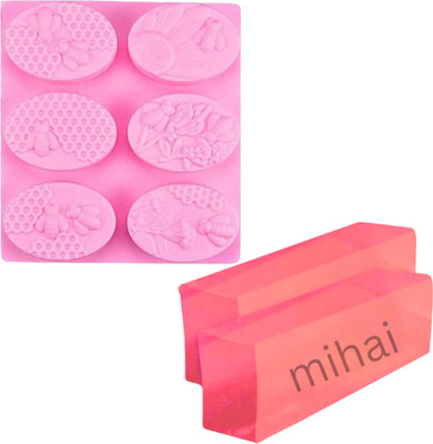 mihai REDWINE Soap Base Bar For Soap Making WITH HONEY MOLD(500 g)