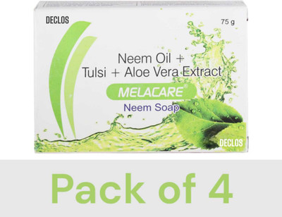 DECLOS melacare neem aloevera soft skin soap(4 x 75 g)