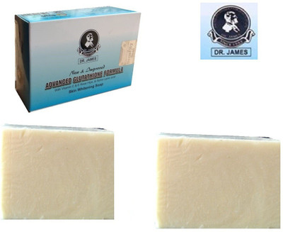 DR. JAMES Glutathione Soap For Skin Fairness And Skin Freshness Pack Of 2(2 x 135 g)