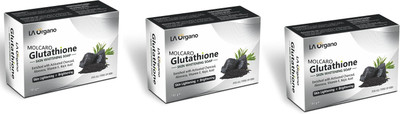 MOLCARO ENRICHED WITH ACTIVATED CHARCOAL GLUTATHIONE SKIN SOAP(3 x 100 g)