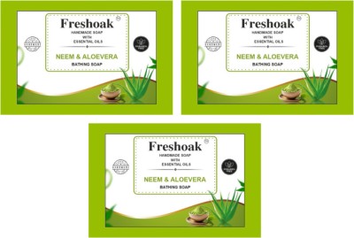 freshoak Neem & Aloevera Soap Pack Of 3(3 x 100 g)