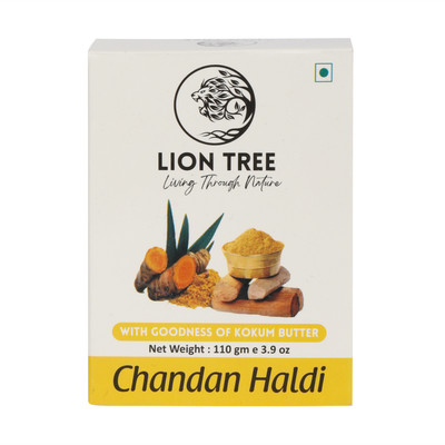 Lion Tree Handmade Chandan Haldi Soap With Goodness Of Kokum Butter(110 g)