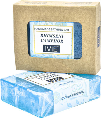 IVIE Handmade Bhimseni Moisturizing Soap 100 gm (3.50z ) Pack of 4(4 x 100 g)