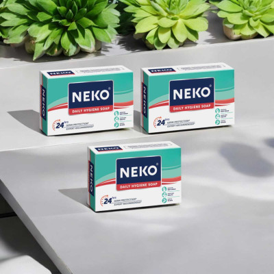 bbts New Neko daily hygiene Soap With 24 hrs germ protection(3 x 100 g)