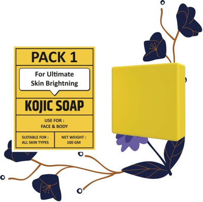 Agonize PACK OF 1 | Herbal Kojic Bright Skin Bar| 100gm:(100 g)