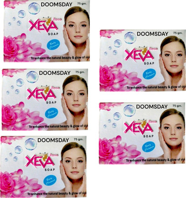 DOOMSDAY XE VA ROSE SOAP TO ENHANCE NATURAL BEAUTY & GLOW PACK OF 5(5 x 75 g)